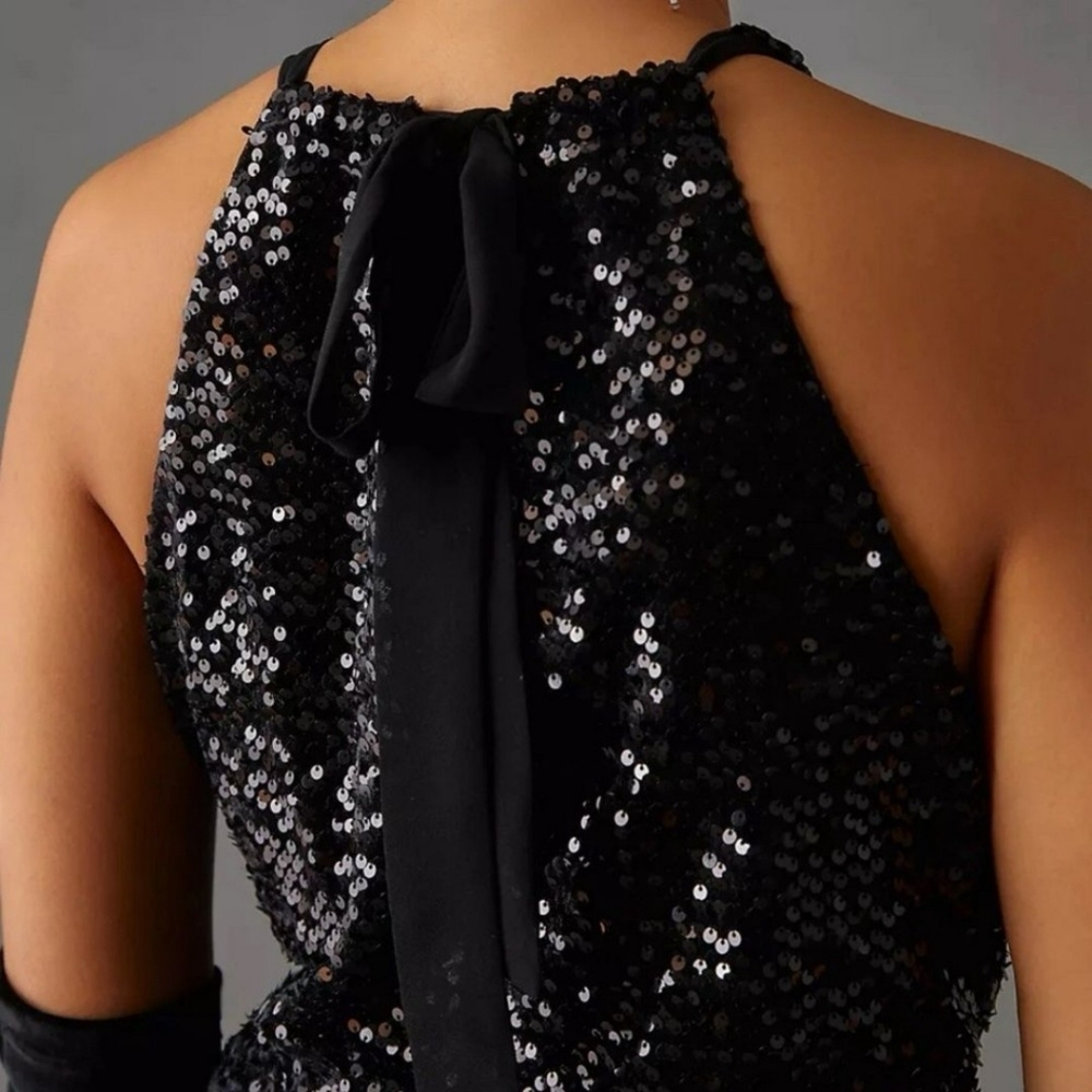 Hutch Sequins Halter Jumpsuit Size 3x - Picture 3 of 15
